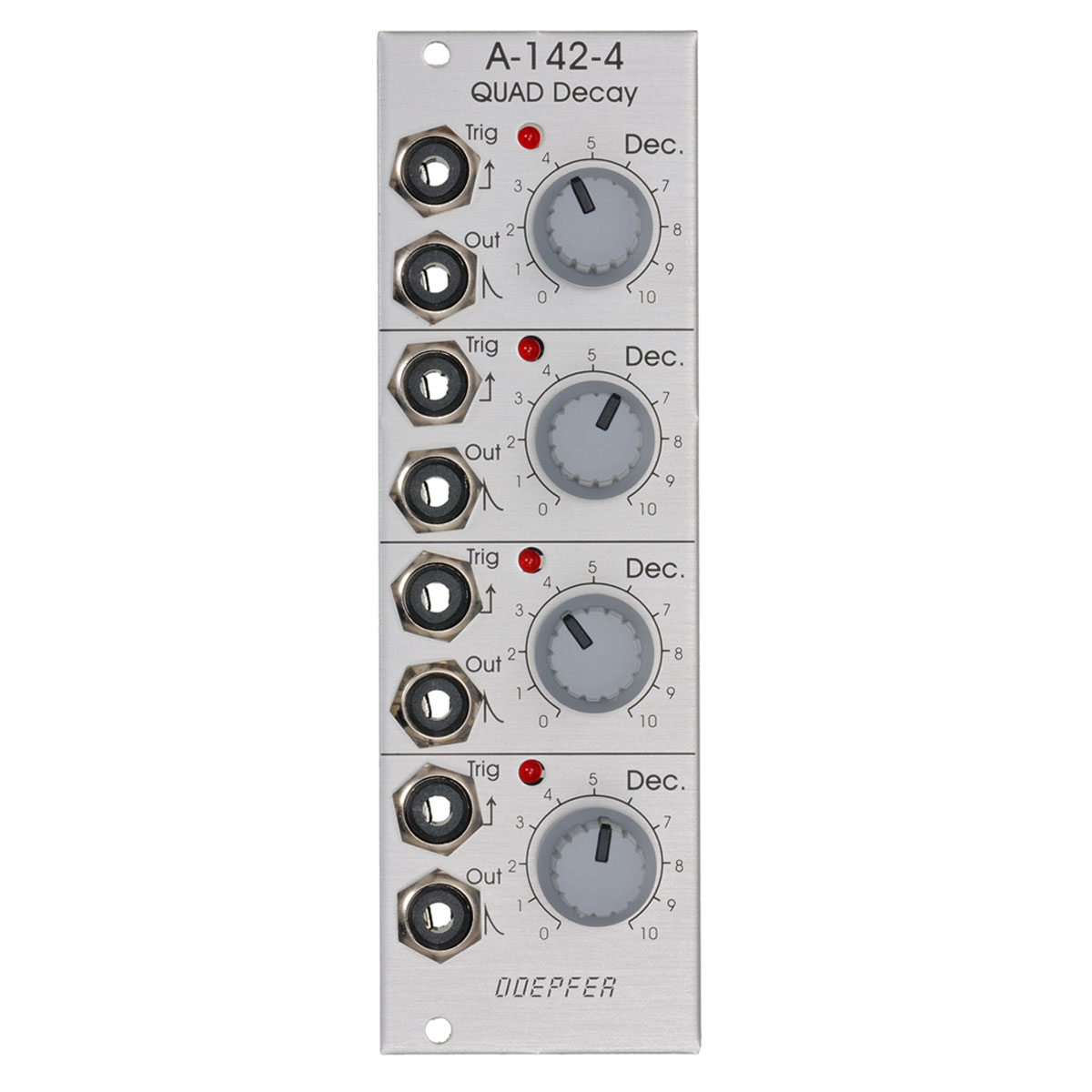 A-142-4 Quad Decay - A-100 Eurorack Modular Synthesizer - 有限会社