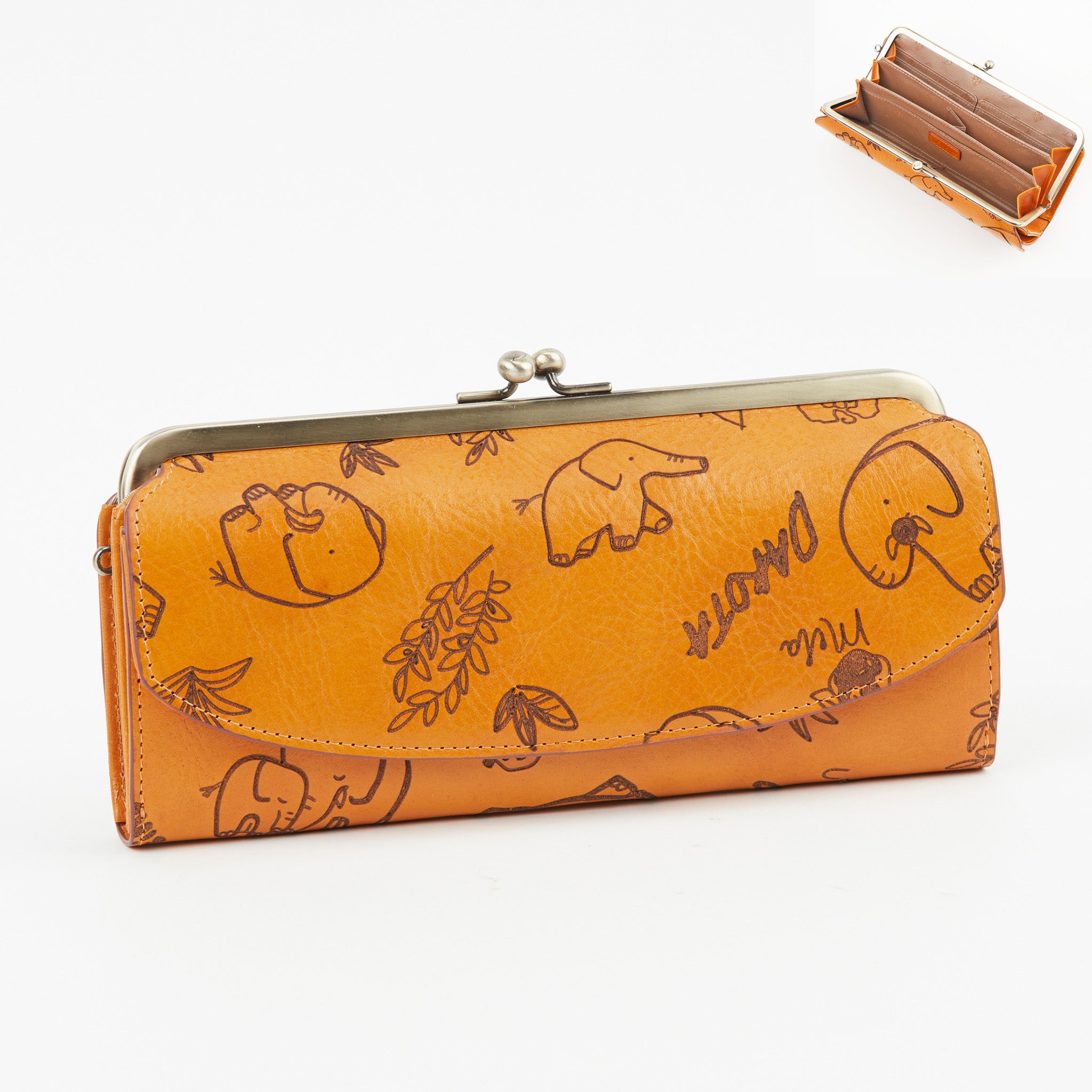 公式WEB限定品】 エレファンテ がま口長財布 0038635