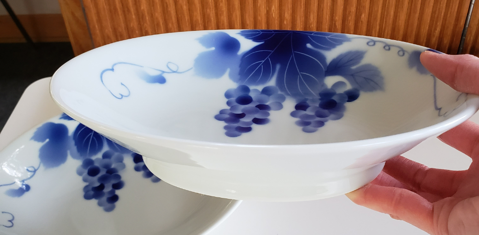 ブルーワイナリー 楕円盛皿 | 有田焼 深川製磁｜公式オンラインストア