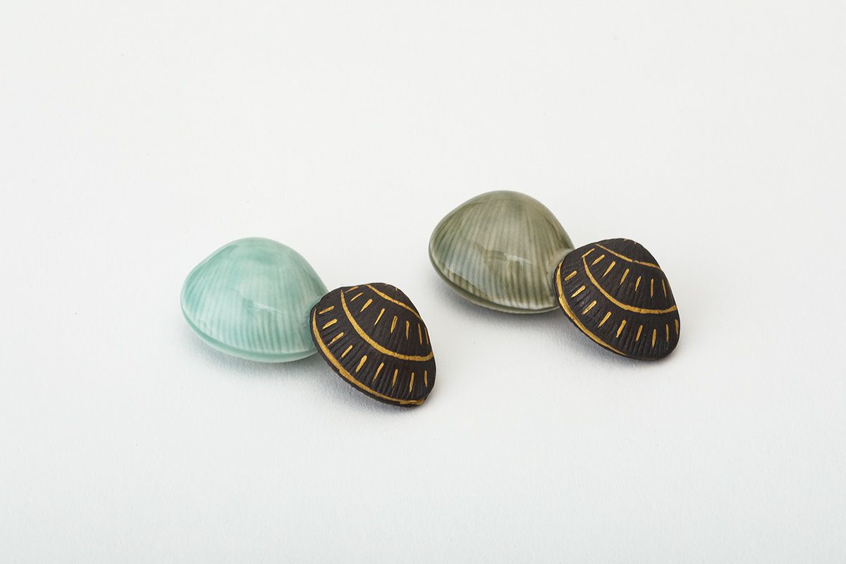 金彩貝 ペア箸置揃 | 有田焼 深川製磁｜公式オンラインストア