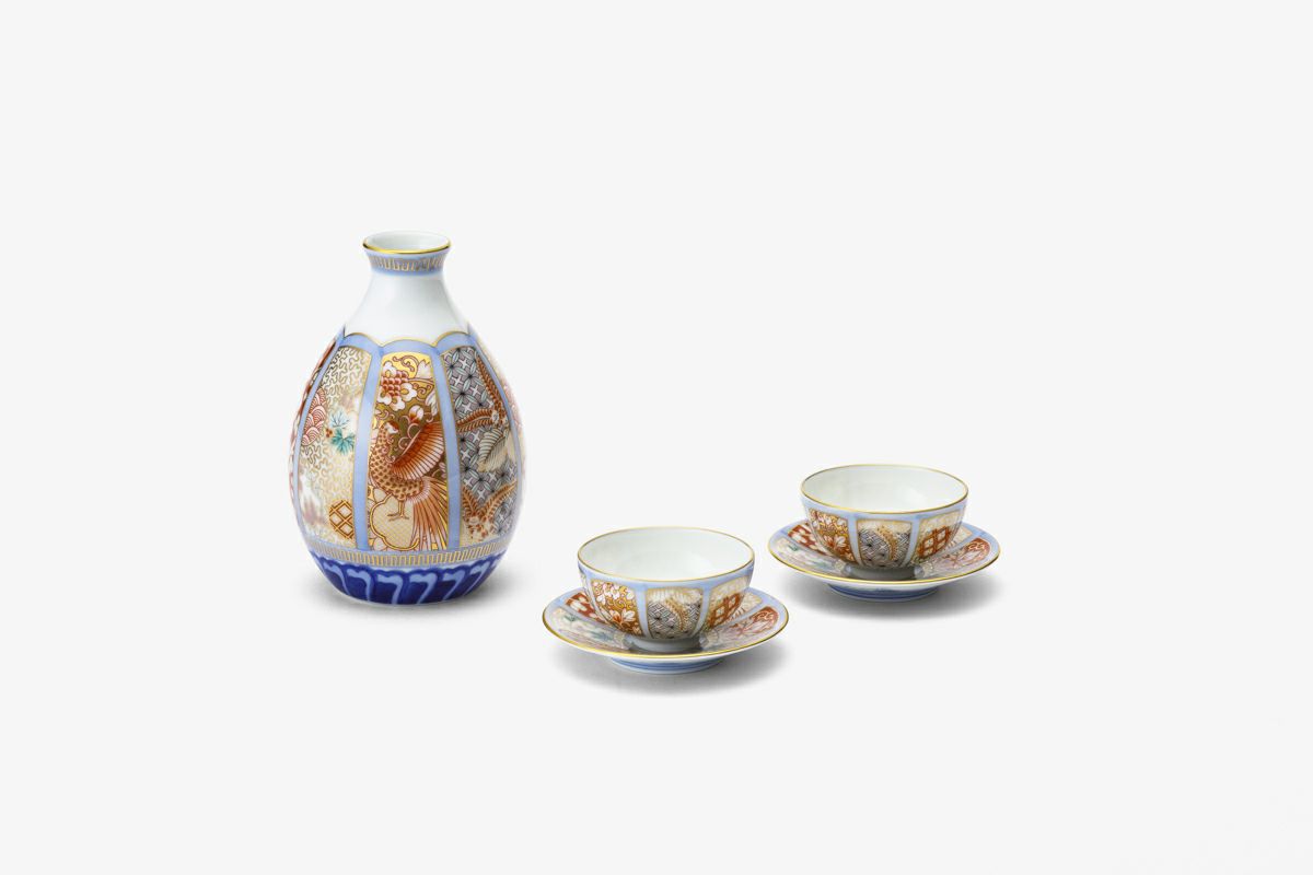染錦金彩鳳凰 二人具酒器揃 | 有田焼 深川製磁｜公式オンラインストア