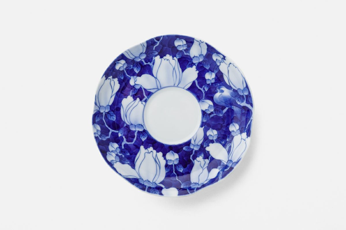 花鳥外濃 コーヒー碗皿 | 有田焼 深川製磁｜公式オンラインストア