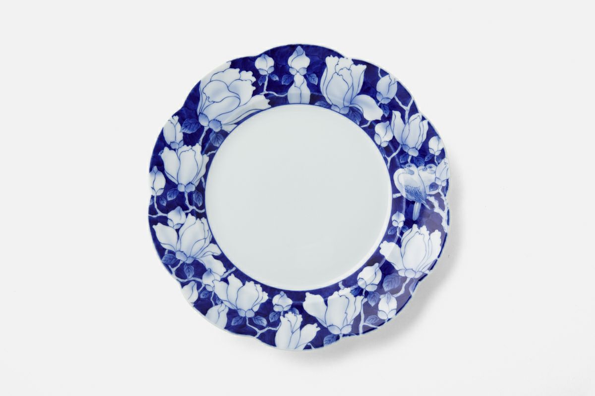 花鳥外濃 ミート皿 | 有田焼 深川製磁｜公式オンラインストア