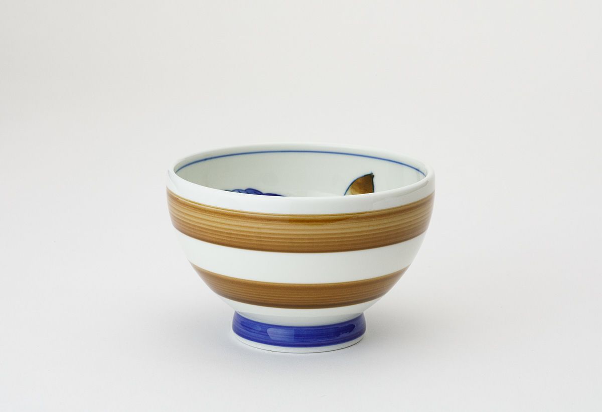 深川製磁 どんぐり丼 2客 どんぐり（茶呉須） 深丼 | 有田焼 深川製