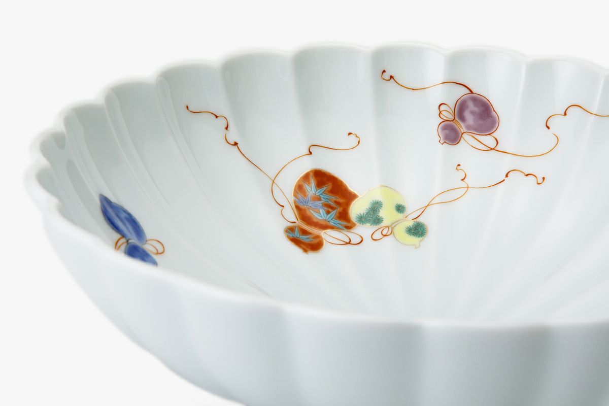 花ひょうたん 菊割鉢 | 有田焼 深川製磁｜公式オンラインストア