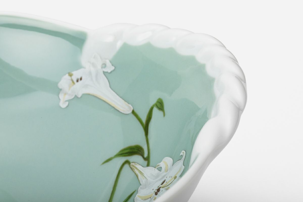 白百合 バスケット | 有田焼 深川製磁｜公式オンラインストア