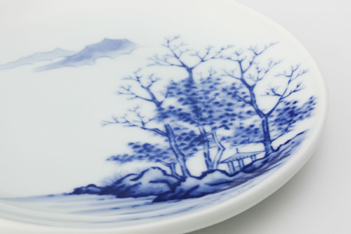 絵変山水 銘々皿揃 | 有田焼 深川製磁｜公式オンラインストア