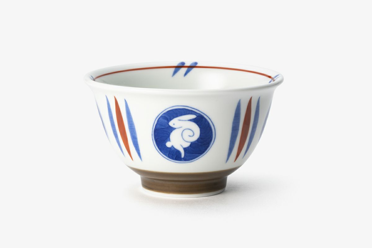 深川製磁 皿 黄地月見うさぎ 大皿 ② 訳アリ 2025年最新】深川製磁 月