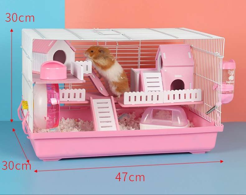 ハムスターケージ 二層式ハムスター別荘ケージ ハウス|ハムスター