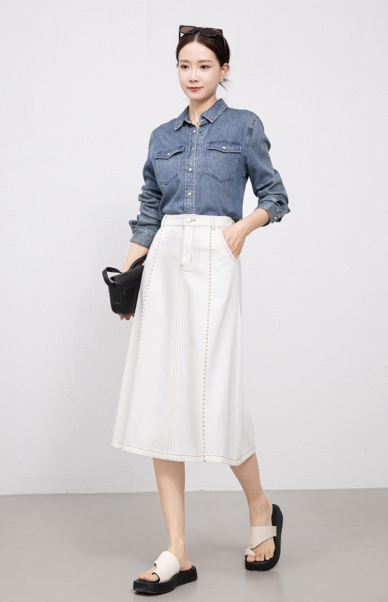 ともみ Admiral ホワイト フレアスカート ともみ Admiral ホワイト