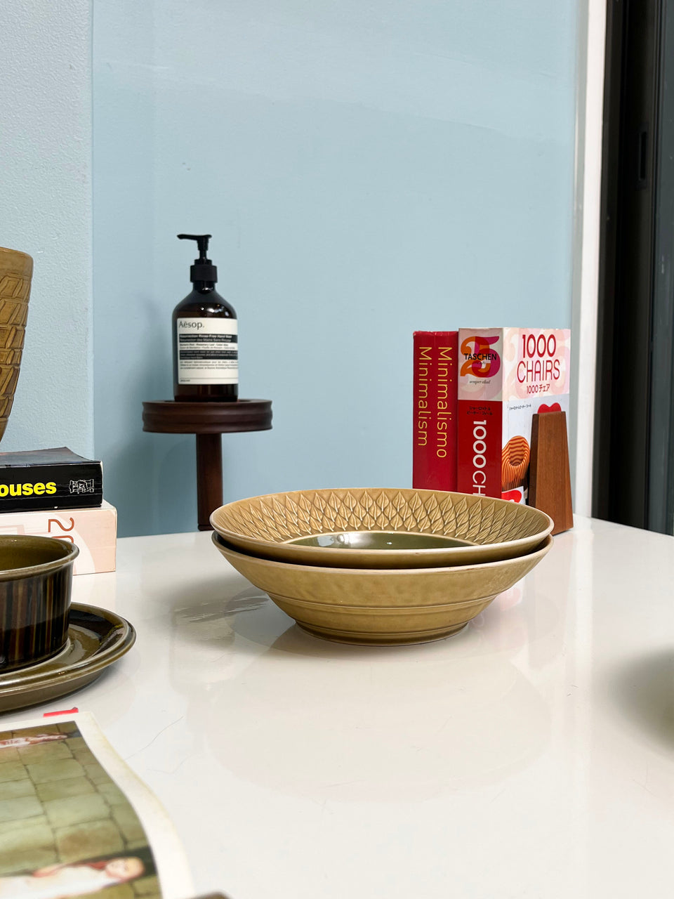 デンマークヴィンテージ クロニーデン レリーフ スープボウル