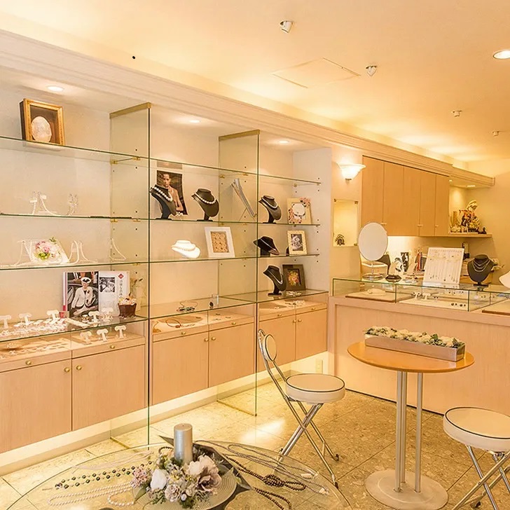 煌めく月とアコヤ真珠のブローチ・ペンダント・ショートナー：C501-001