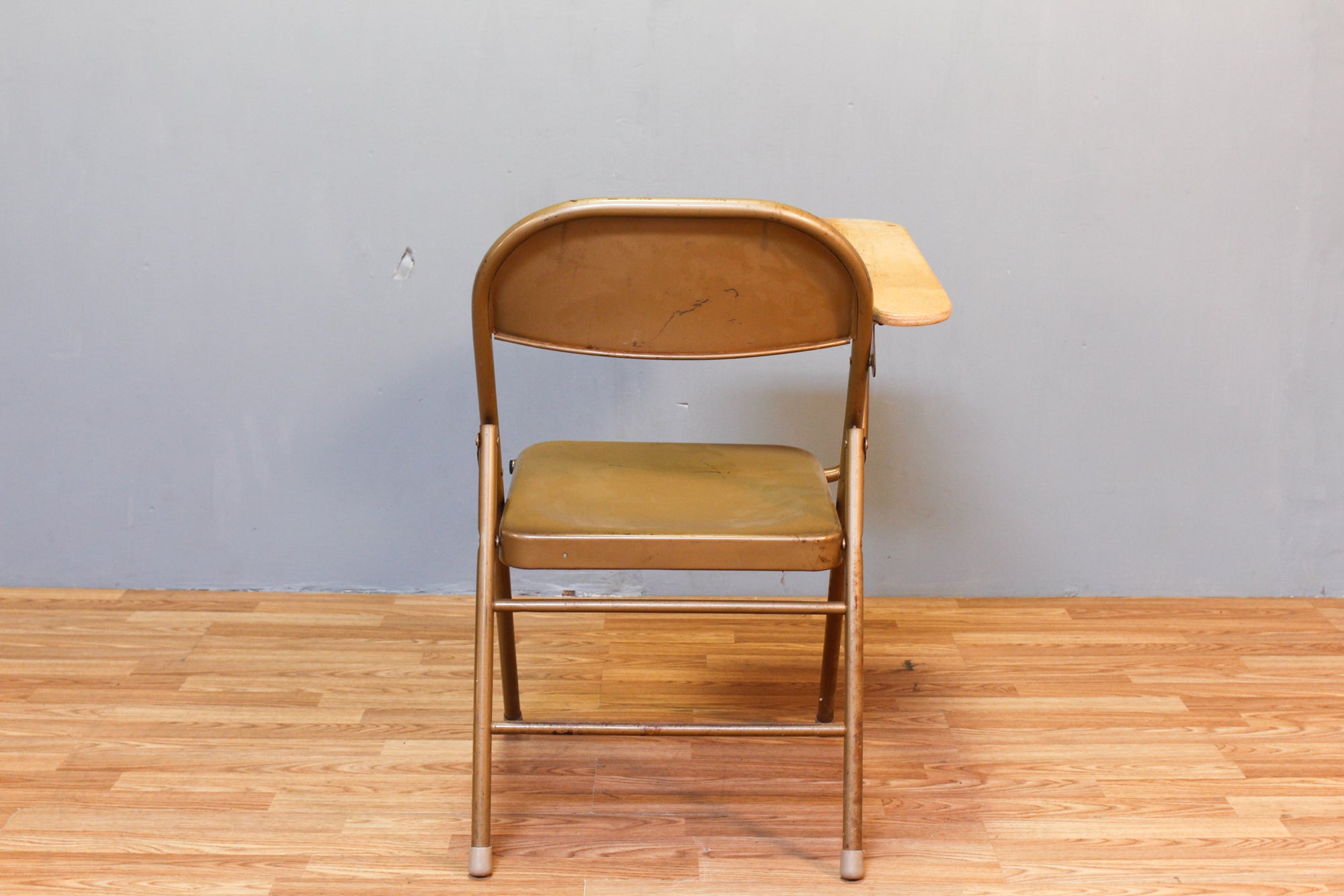 Metal Folding Chair with Desktop – Furnish Green