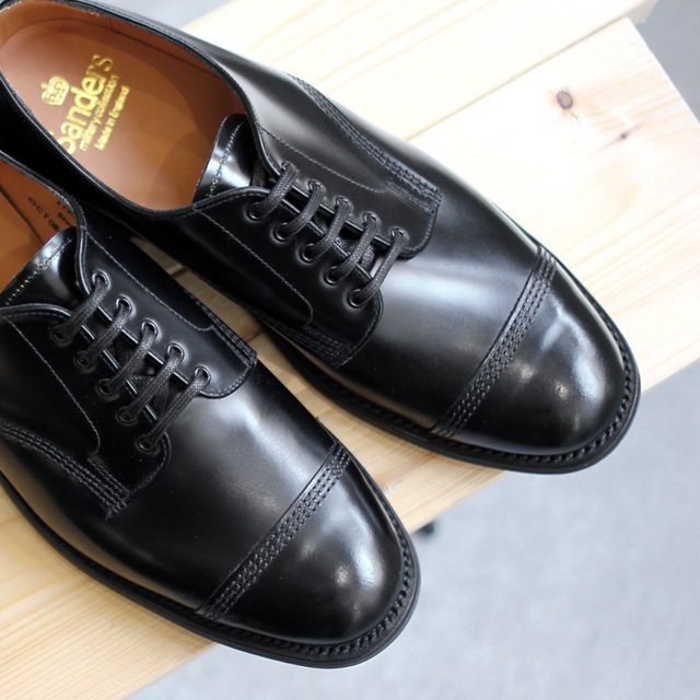 SANDERS / Military Derby Shoe - Fuzz 東京 新宿 通販