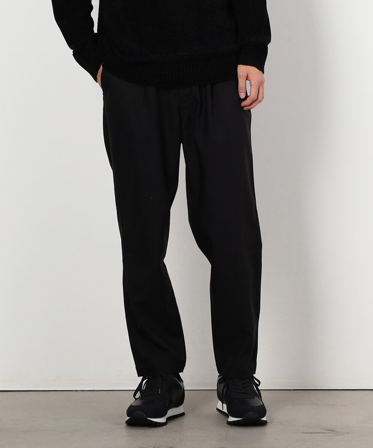 サージストレッチ ワンタック ワイド テーパードパンツ（47-50PI22-204