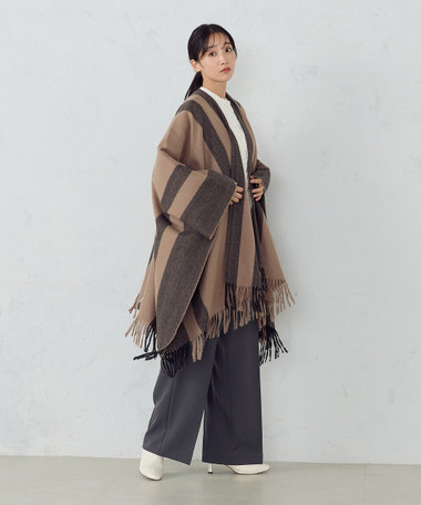 ポンチョストール（95-70MI02-204）｜モノコムサ（MONO COMME CA