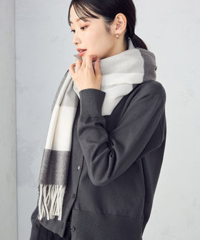 ブロックチェックストール（95-70MM05-205）｜モノコムサ（MONO COMME