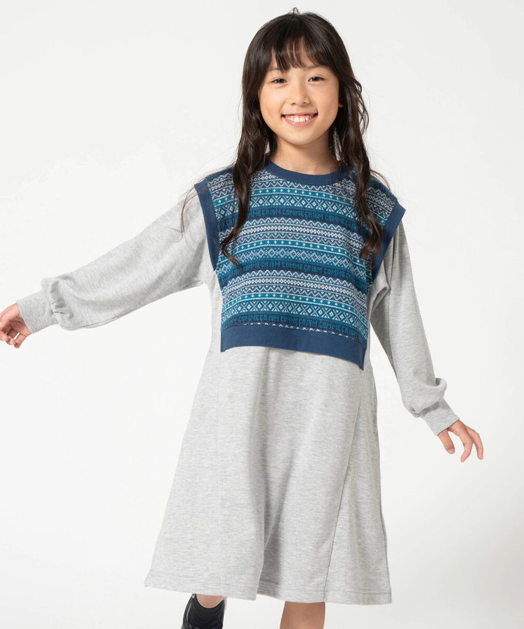 フェアアイルワンピース（98-47OI13-204）｜コムサイズム（COMME CA