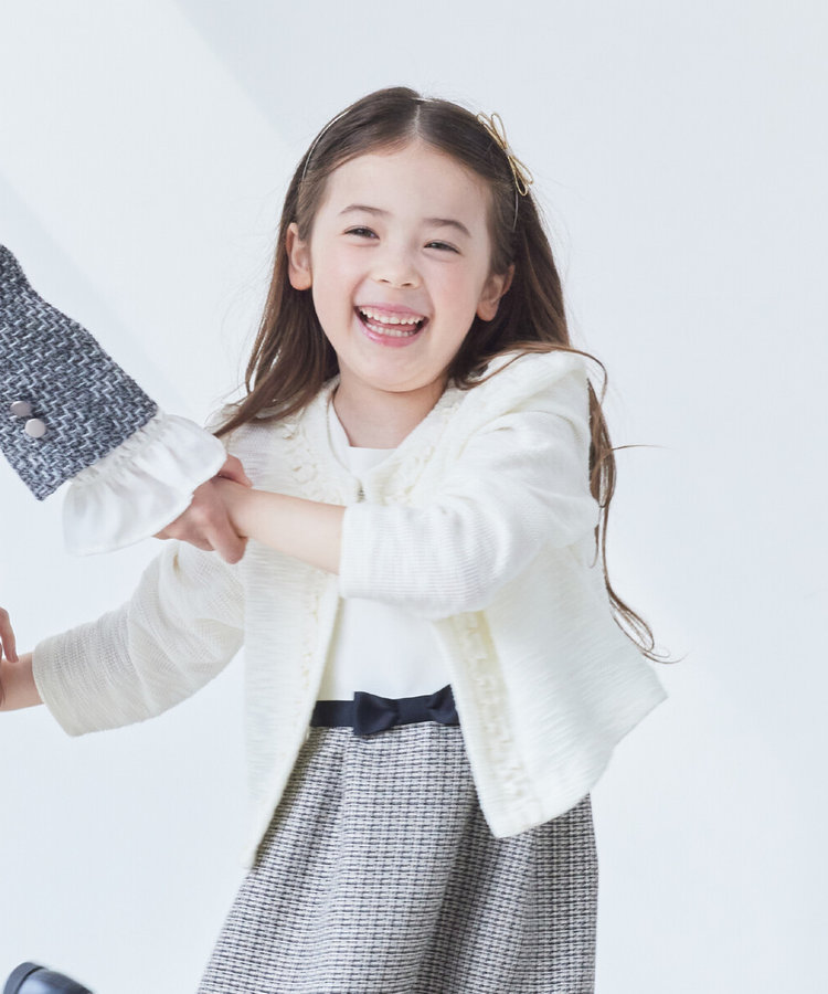 フォーマル ジャージーツイードボレロ(100-130cm)（98-07CK01-205