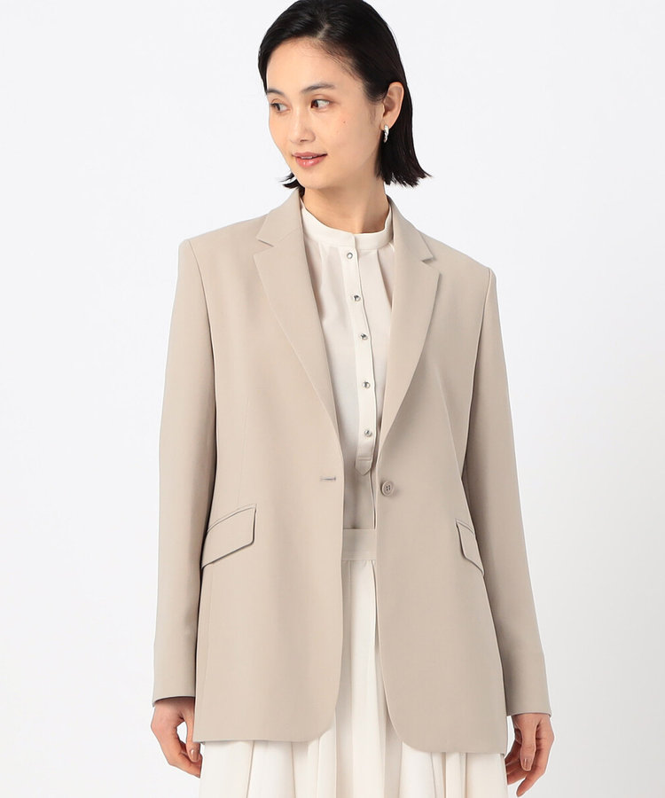 セットアップ対応】アチェローザダブルクロス テーラードジャケット