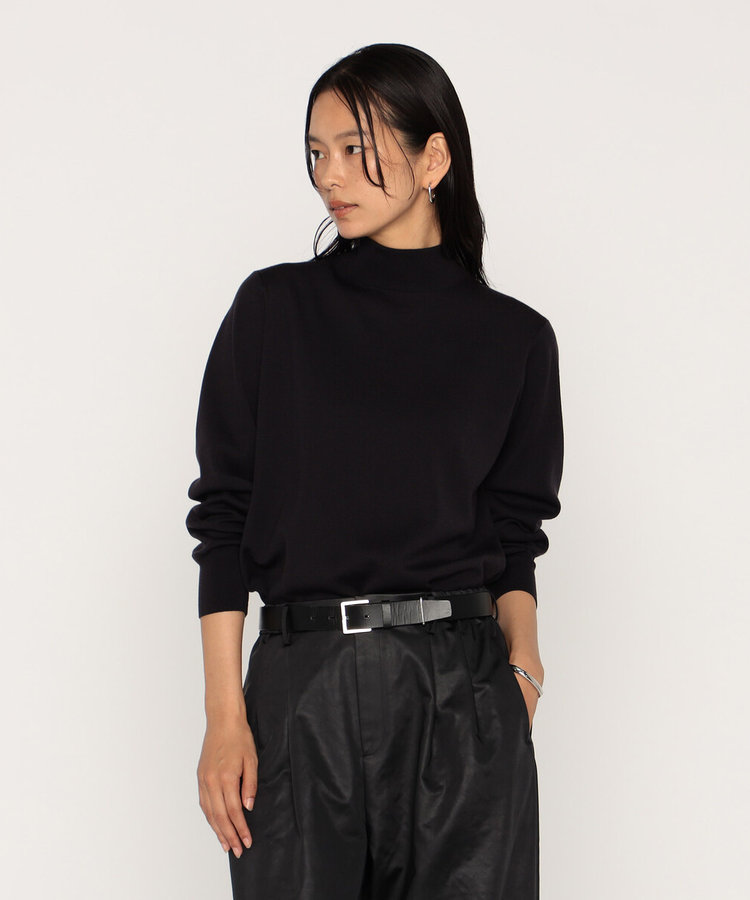 ミラノリブ ハイネックニット（18-20IM01-205）｜（Maison Platinum