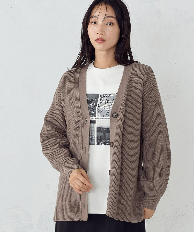 monitaly モヘア風カーディガン ブラック xs 南商店 monitaly モヘア風