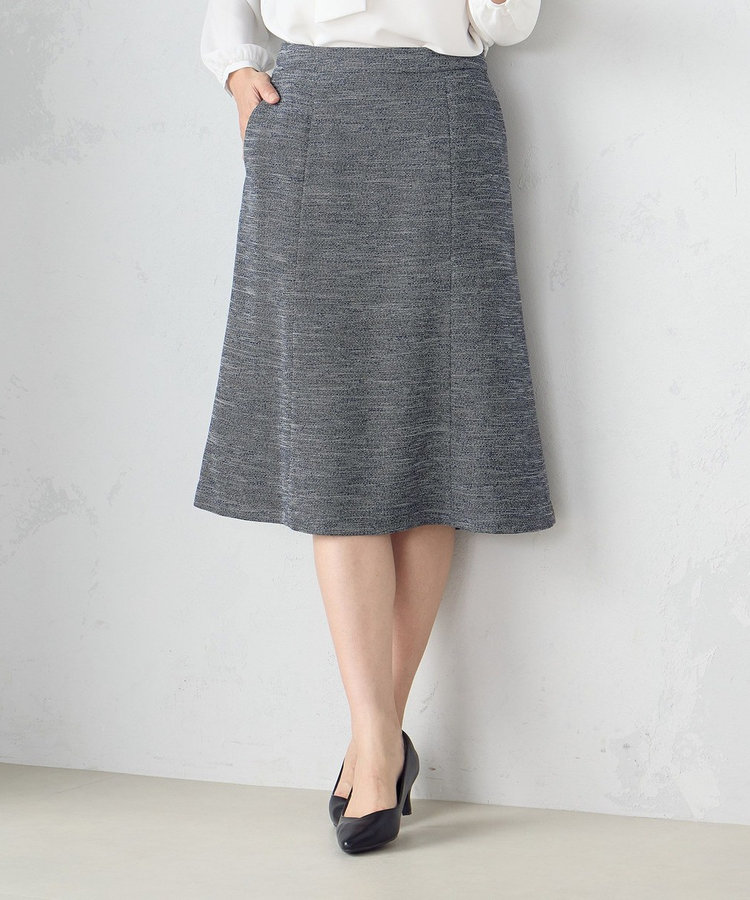 セットアップ対応】ラメツイード マーメイドスカート（12-07FG07-204