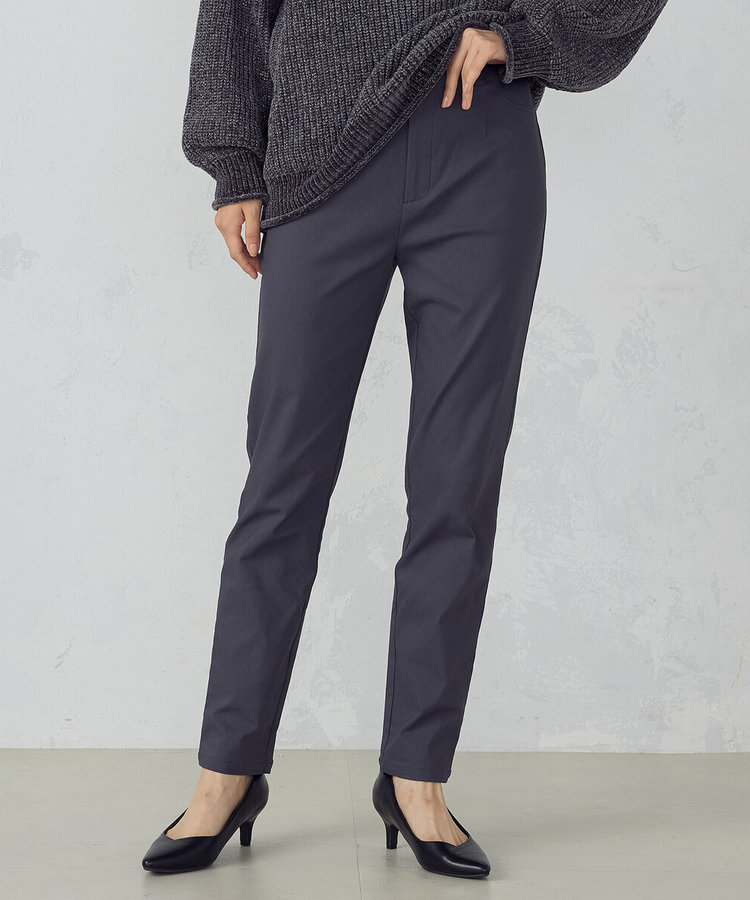 美しいベーシックパンツ】 裏起毛 ハイテンションパンツ（38-52PI62