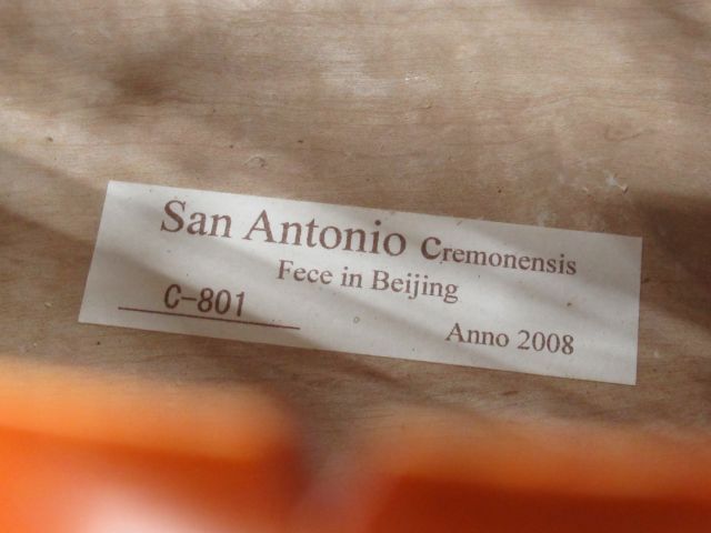 高額買取実施中!!】San Antonio チェロ Cremonensis C-801 Anno 2008