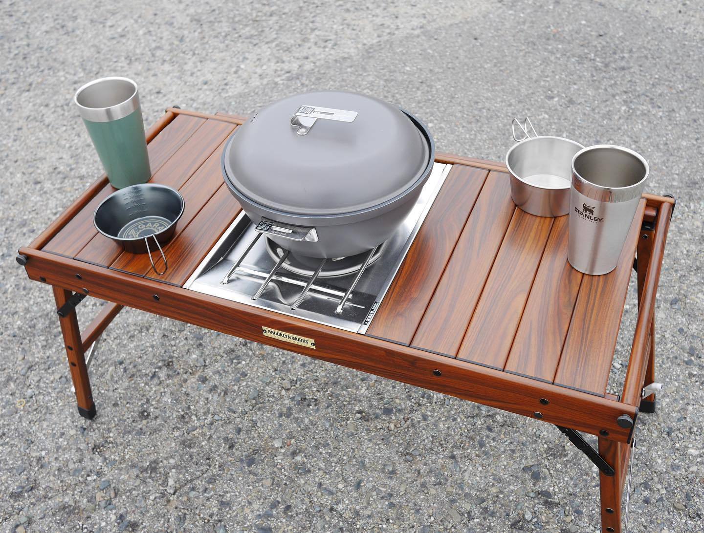 たなかです。フラットバーナー テーブル オルテガ たなかです