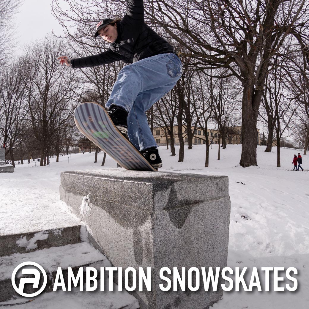 あなたとスノースケートで思い出を AMBITION SNOWSKATES（アンビション