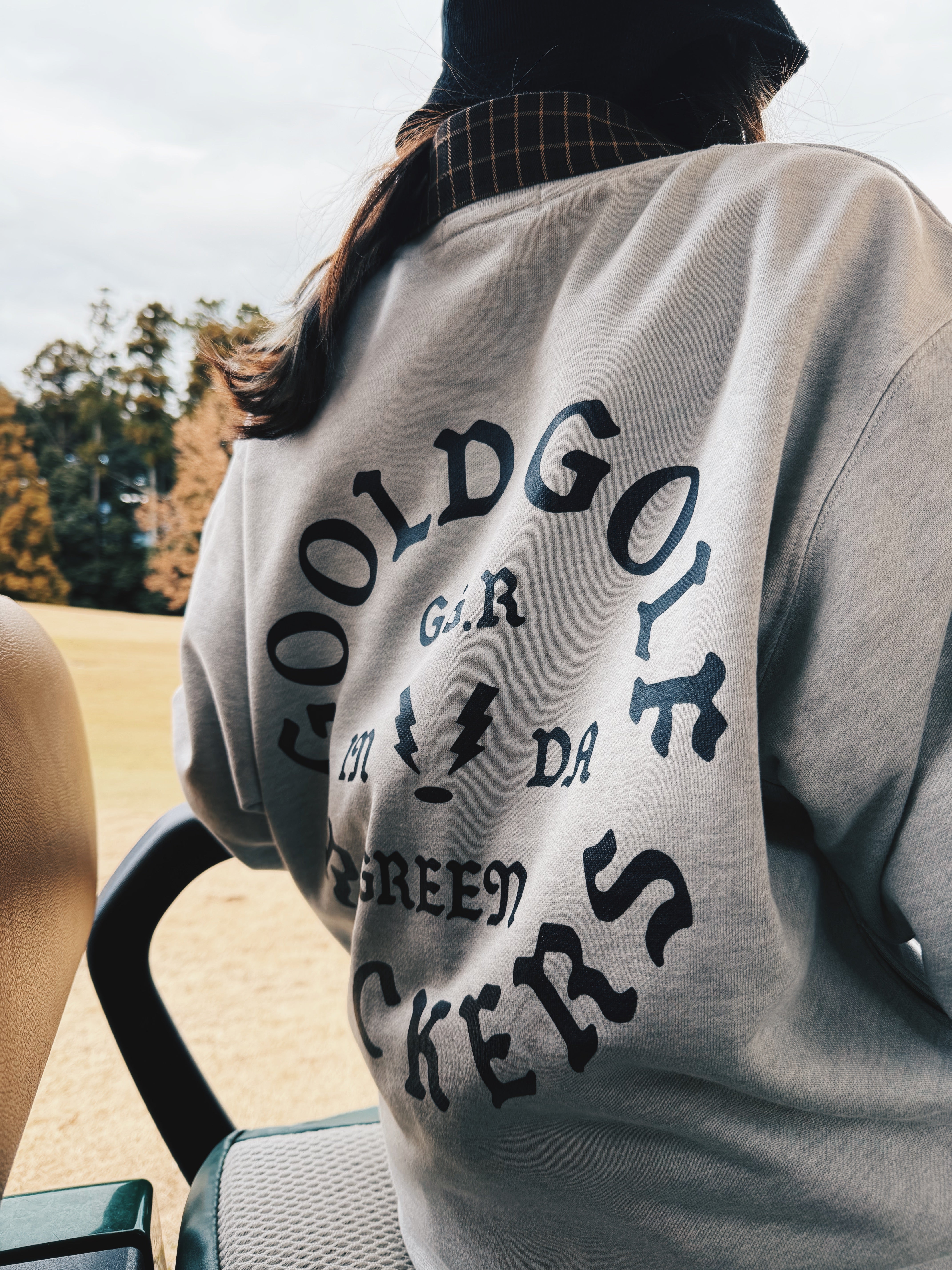 OG LOGO CORDURA®︎ CREW NECK SWEAT GRAY – GOOLD GOLF ROCKERS