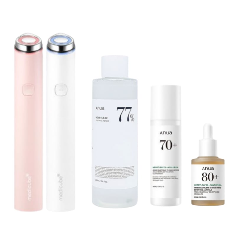 Qoo10] アヌア 【4点セット】美顔器んブースターミニ+a : スキンケア