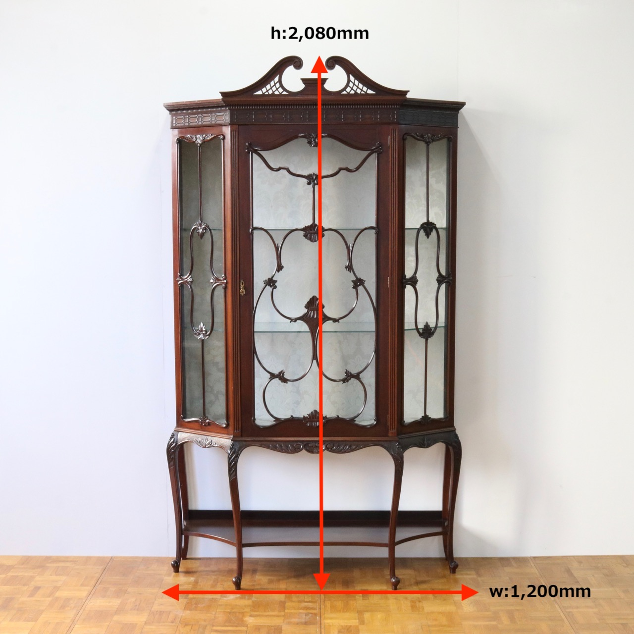 グラスキャビネット | アンティークショップ ジェオグラフィカ ｜E