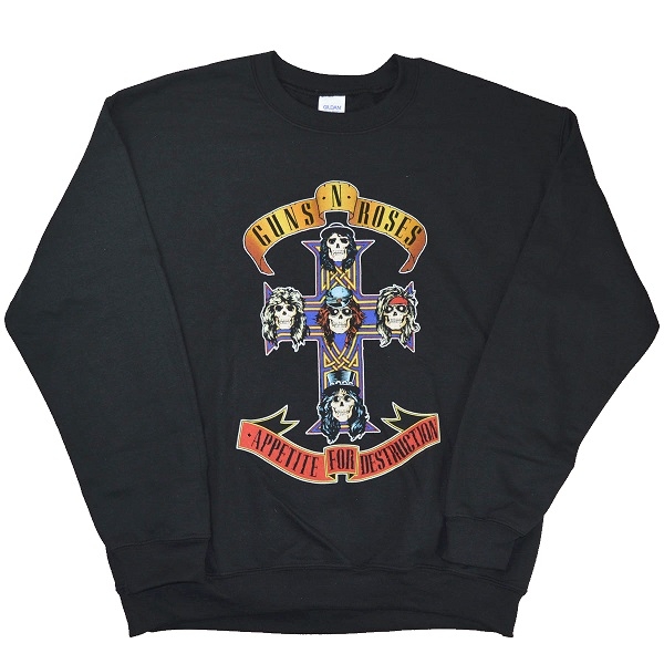 GUNS N' ROSES Cross スウェット トレーナー | GEEKHEAD