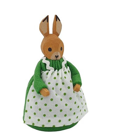 For preorder Only 4010 Lotte Sievers Hahn Hand Carved Easter Bunny