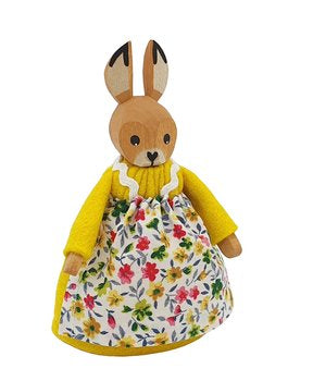 For preorder Only 4010 Lotte Sievers Hahn Hand Carved Easter Bunny