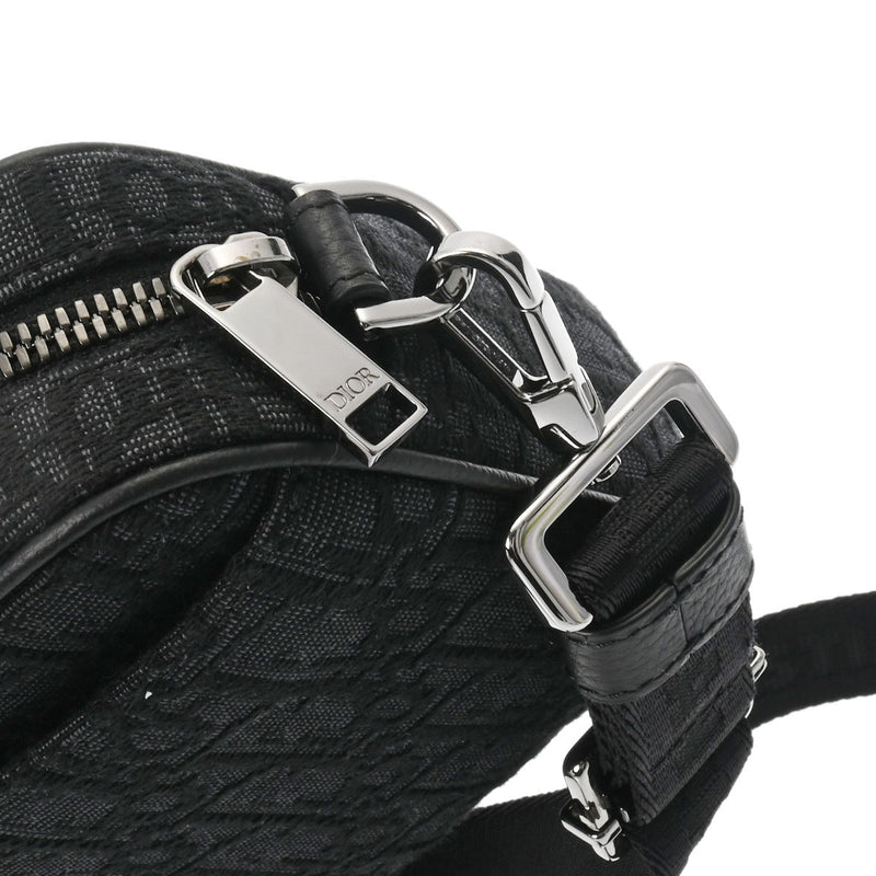 クリスチャンディオールサファリバッグミニ オブリーク 2WAY 黒 ユニ