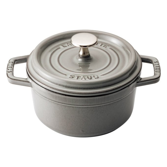 ストウブ ピコ・ココットラウンド16cm(グレー)【eGift】|デジタル