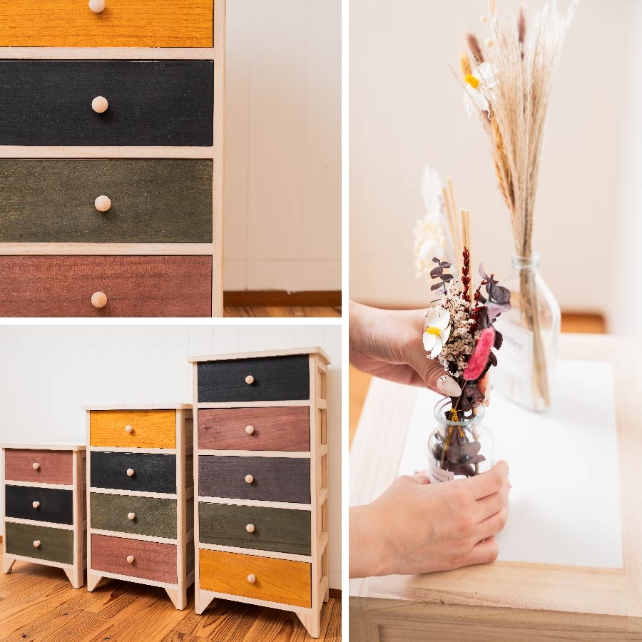 タイル天板桐製チェスト | Giftpad egift