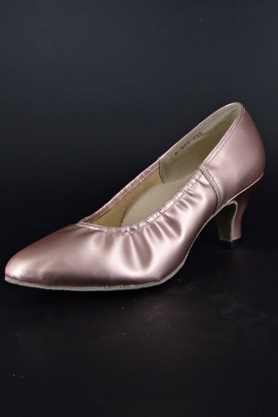 7cmヒール】レディーススタンダードシューズ 101 サーモンピンク