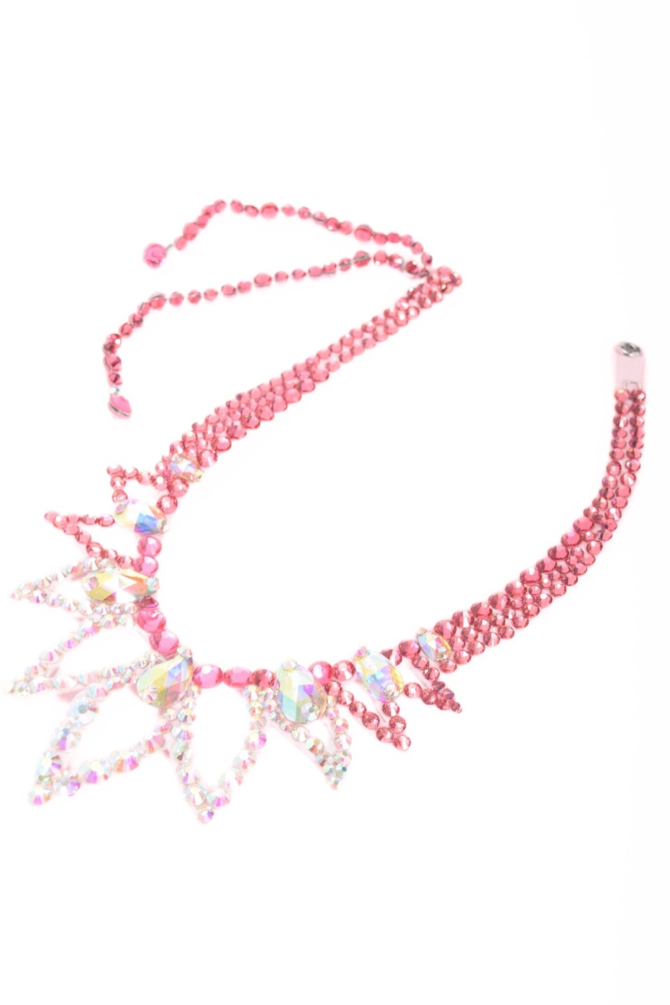 スタンダードドレス WS0739D シュガーピンク/ホワイト S 社交ダンス