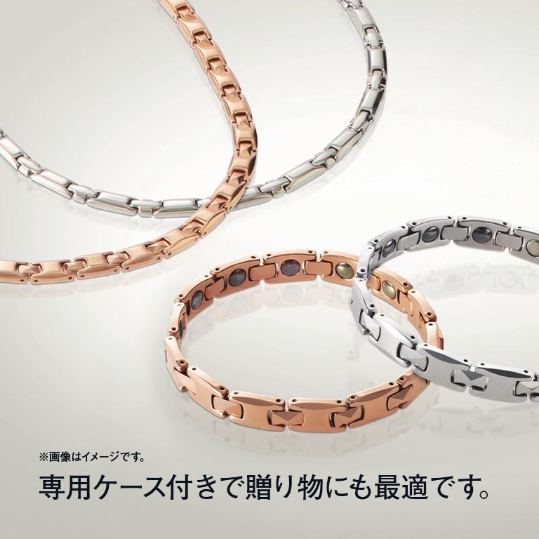 RAJAS】ピンクゴールドゲルマニウム✕2. RAJAS】ピンクゴールド