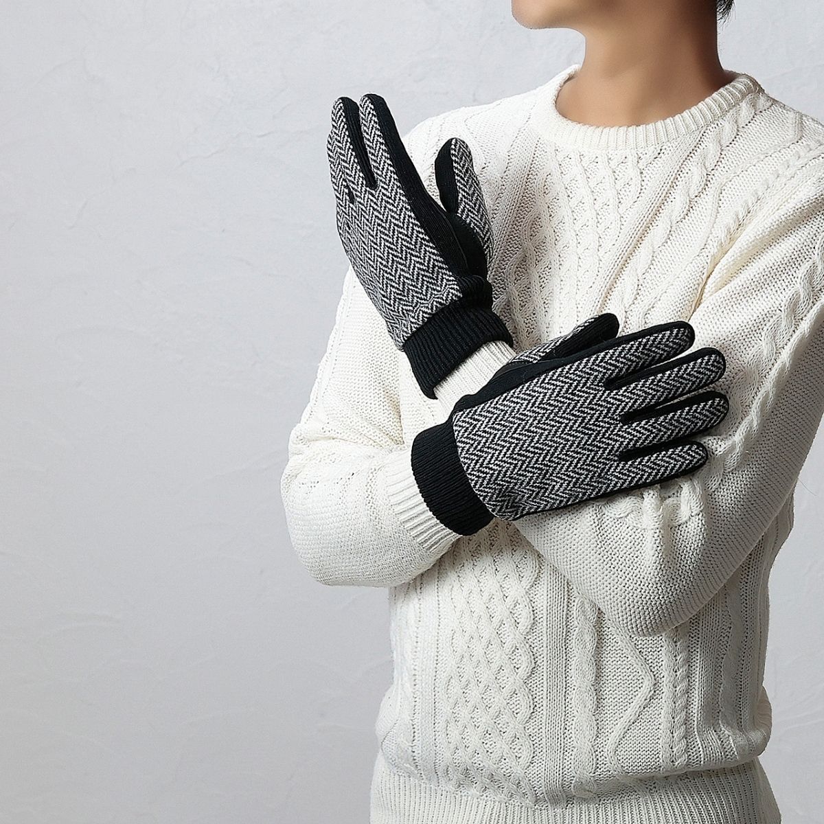 オガサカ レース用プロテクターグローブ SS ホワイト/ブラック