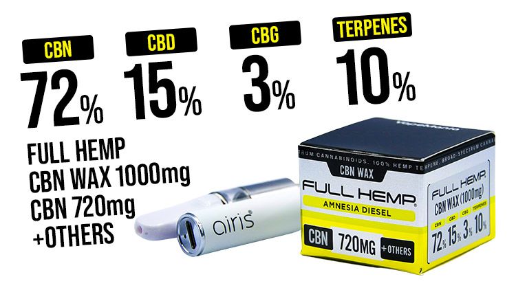 VapeMania オリジナル FULL HEMP ワックス / VapeMania Original Total