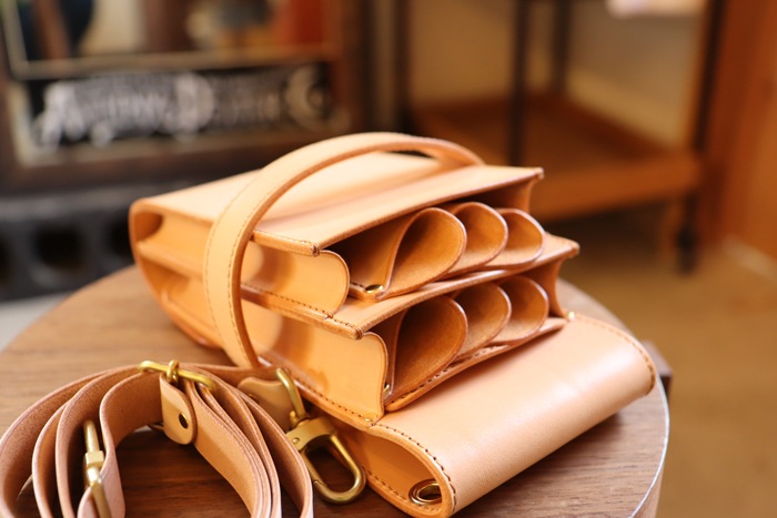 umasioオーダーシザーケース 6丁 オレンジ グリーン umasioオーダー