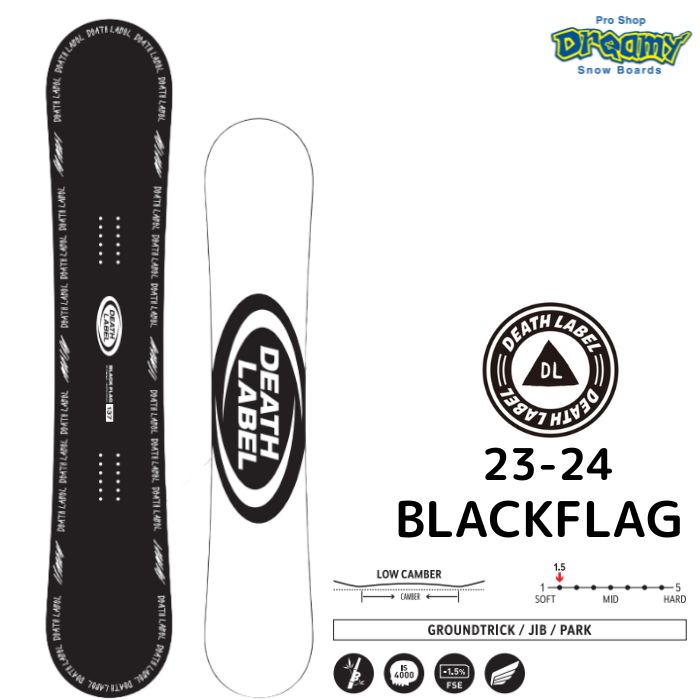 23-24 DEATH LABEL デスレーベル BLACKFLAG 137/142/148/151/154 LOW