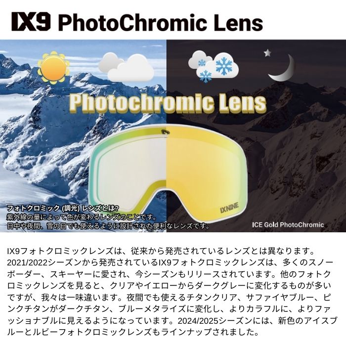 25-26 IX NINE アイエックスナイン IX3 PRO Future Dusk Titan