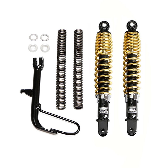 ADV160 KF54 ローダウンキット (黒ボディ/金スプリング