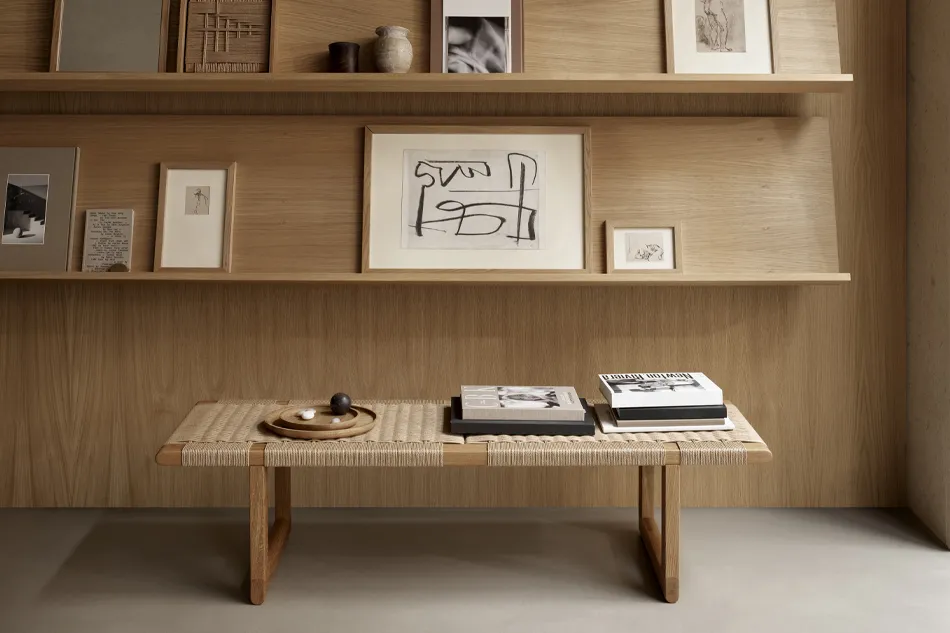 BM0489L Coffee Table（コーヒーテーブル ダブルペーパーコード 平編み